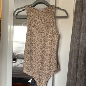 Gaze cheetah print body suit